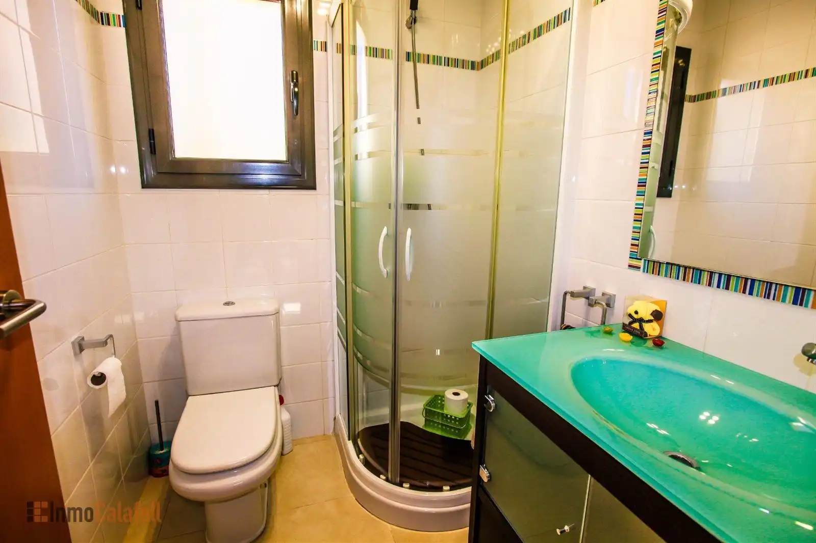 Badezimmer von Haus oder Chalet zur Miete in Calafell mit Klimaanlage, Heizung und Terrasse