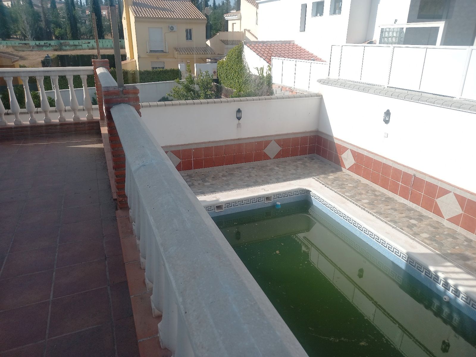 Swimming pool of House or chalet for sale in Albolote  with Air Conditioner, Terrace and Swimming Pool