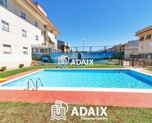 Exterior view of Flat for sale in Cáceres Capital  with Air Conditioner, Terrace and Swimming Pool