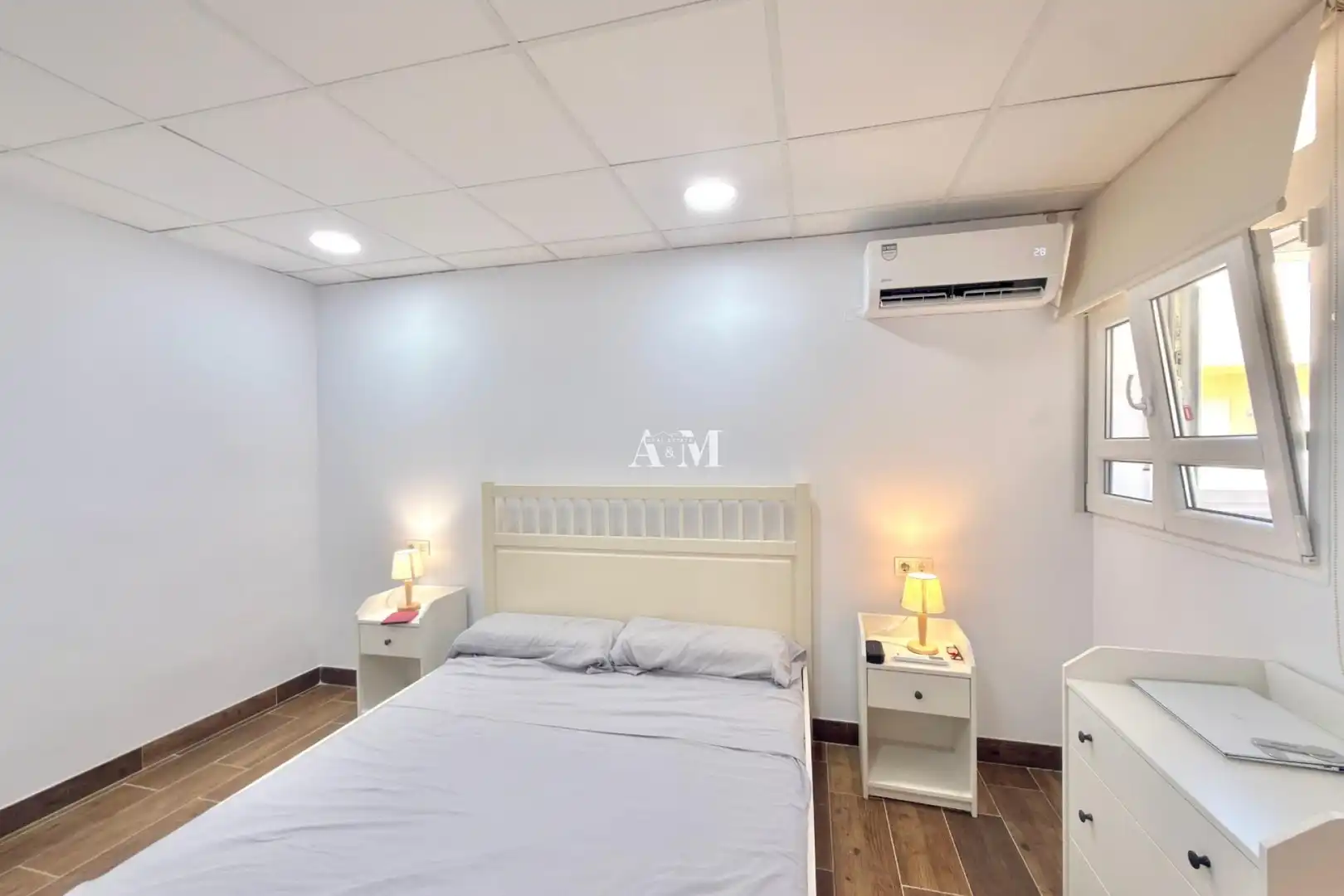 Schlafzimmer von Wohnung zur Miete in Guardamar del Segura mit Klimaanlage, Heizung und Terrasse