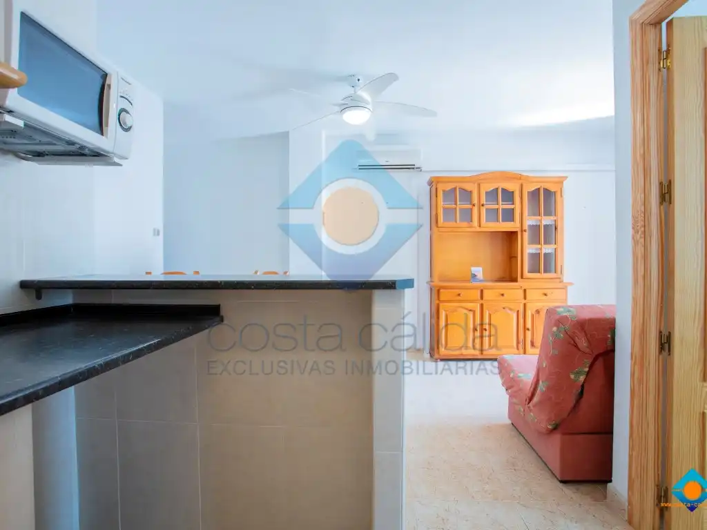 Kitchen of Flat for sale in Mazarrón  with Air Conditioner, Private garden and Terrace