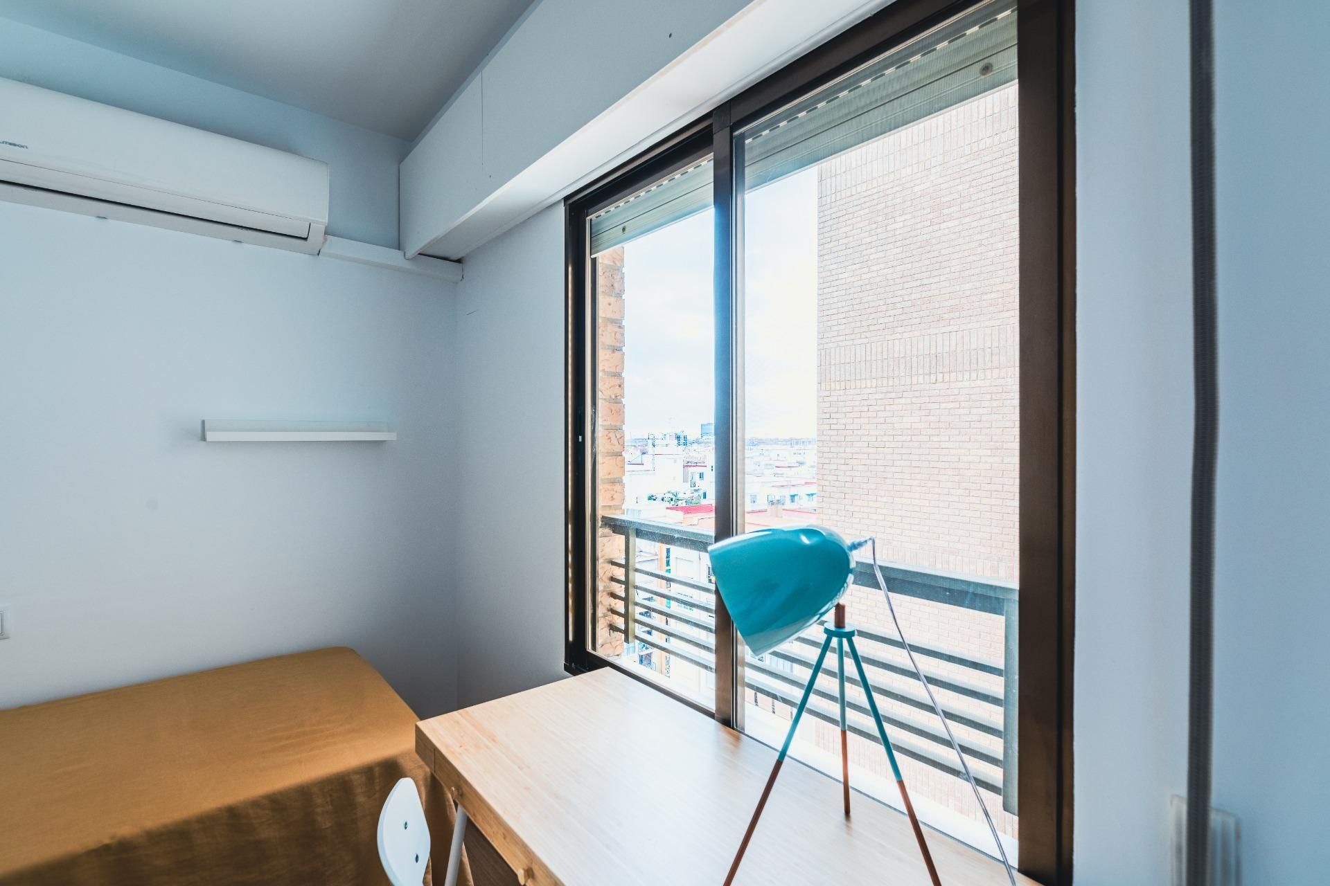 Balcony of Flat for sale in  Valencia Capital  with Air Conditioner, Parquet flooring and Terrace