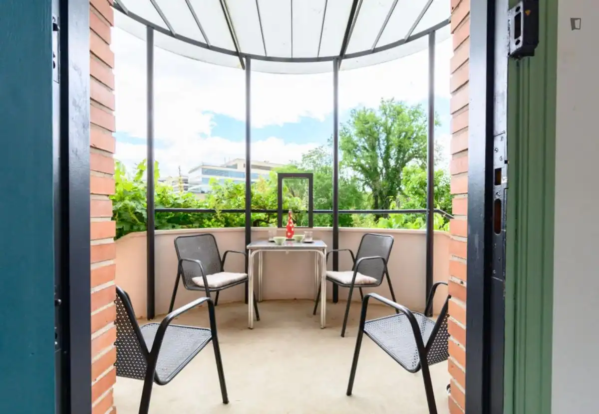 Terraza de Apartamento de alquiler en La Moraleja con Calefacción, Amueblado y Horno