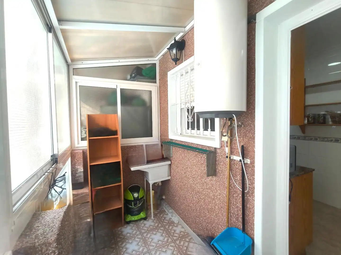 Terrasse von Maisonette zum Verkauf in Santa Pola mit Klimaanlage, Heizung und Privatgarten