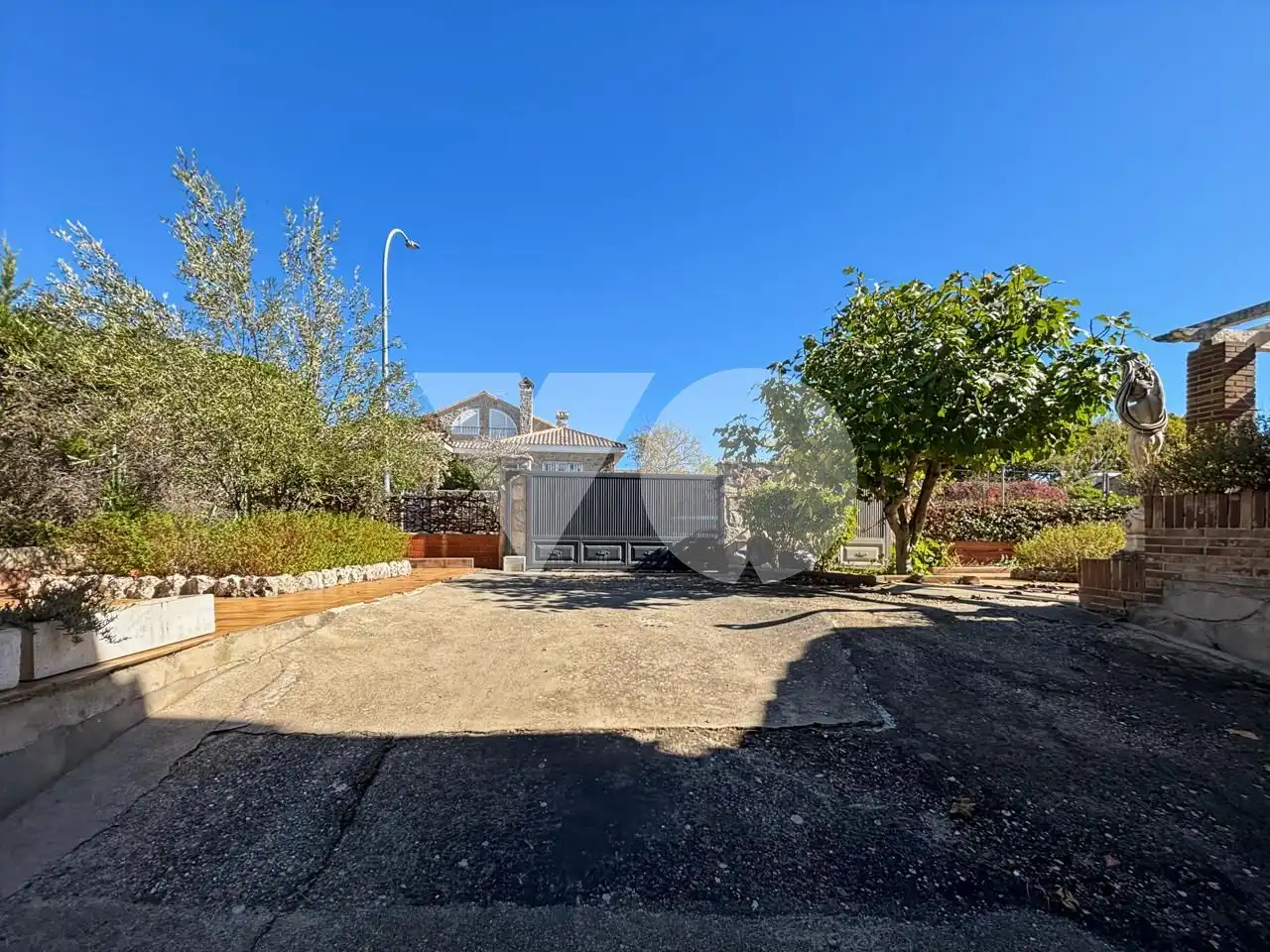 Vista exterior de Casa o xalet en venda en Galapagar amb Calefacció, Jardí privat i Terrassa
