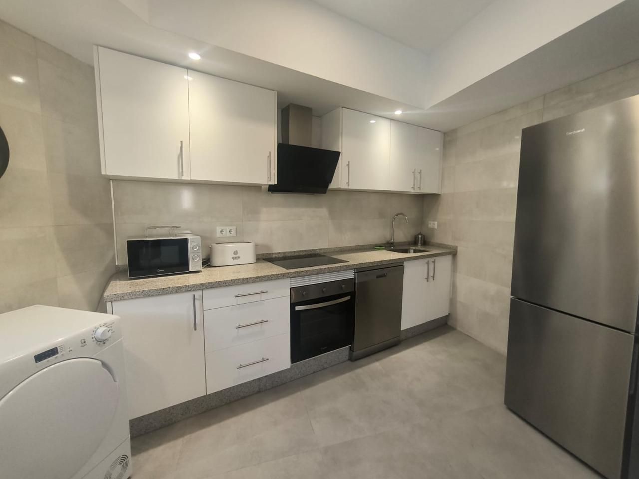 Kitchen of Planta baja to rent in Benalmádena  with Air Conditioner and Furnished