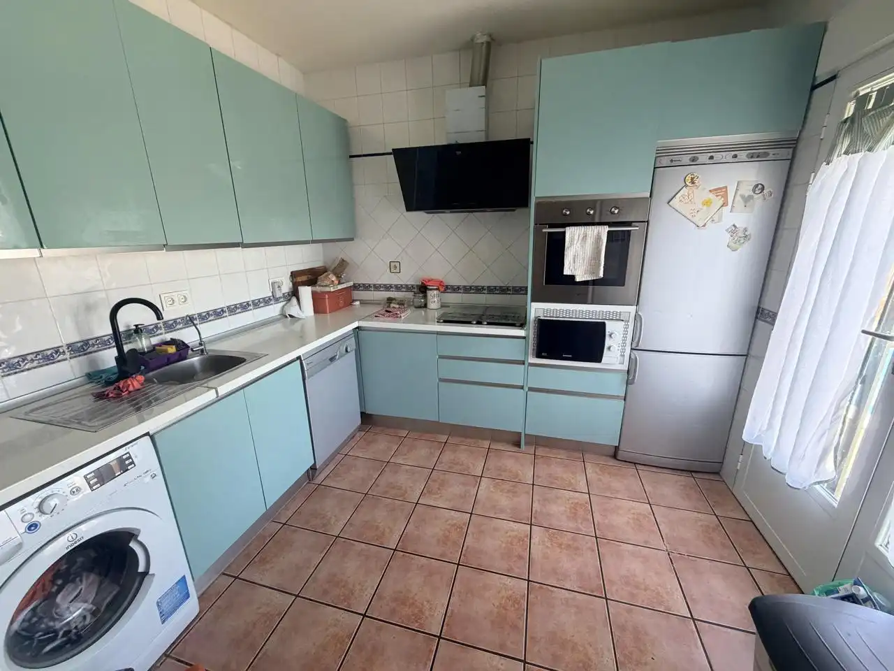 Cocina de Casa adosada en venta en El Carpio de Tajo con Aire acondicionado, Terraza y Piscina