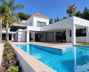 Exterior view of House or chalet for sale in Estepona  with Air Conditioner, Heating and Private garden