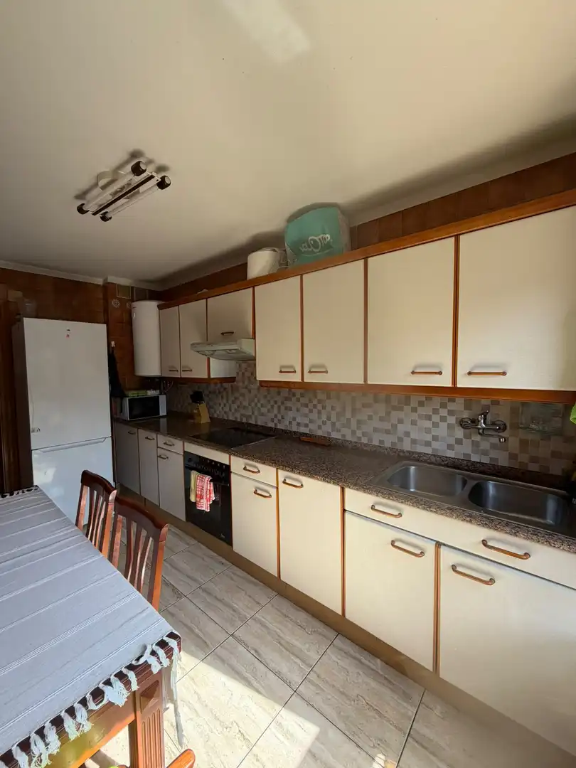 Kitchen of Flat for sale in Gijón   with Heating and Parquet flooring