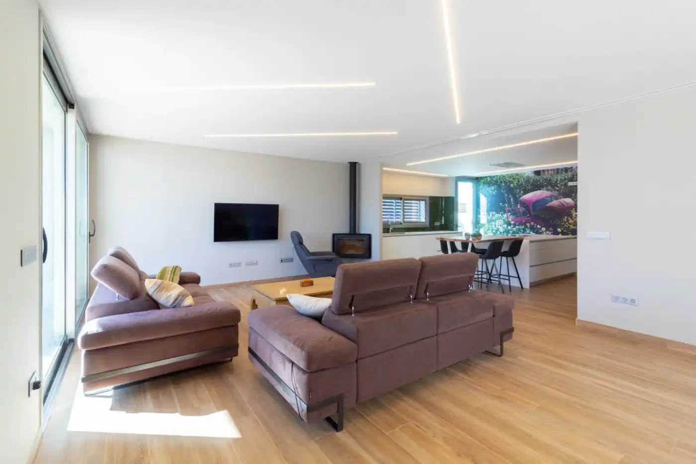 Living room of Houses for sale in Turís  with Air Conditioner, Heating and Private garden