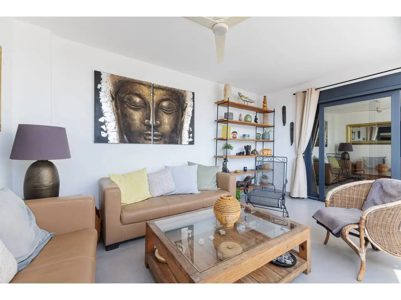 Sala d'estar de Pis en venda en Picanya amb Aire condicionat, Terrassa i Moblat