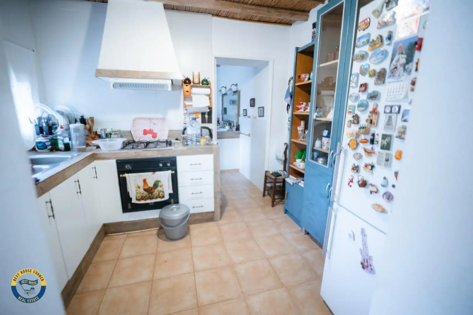 Cocina de Casa o chalet en venta en Puebla del Prior con Jardín privado