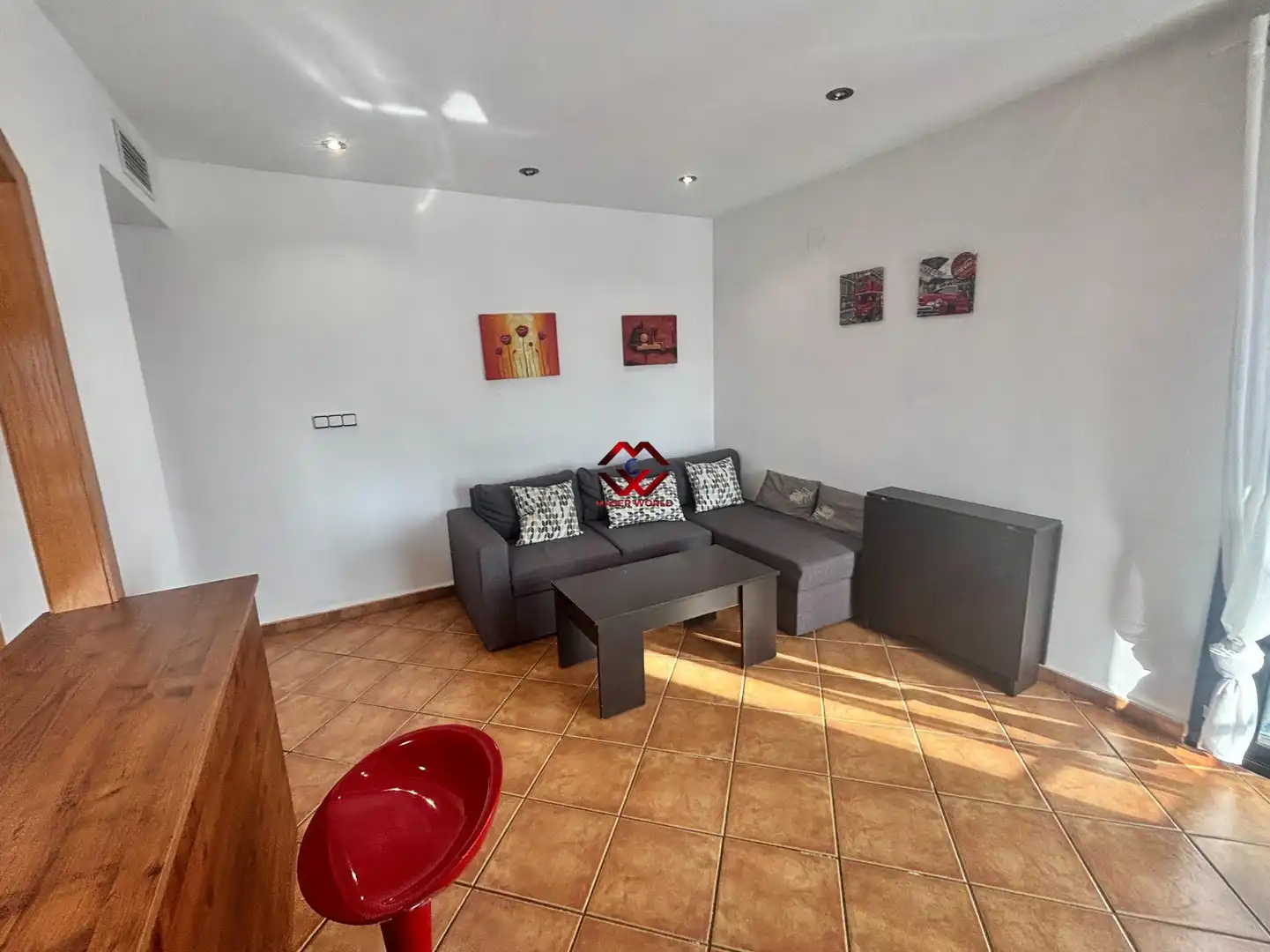 Living room of Apartments for sale in San Javier  with Air Conditioner, Storage room and Furnished