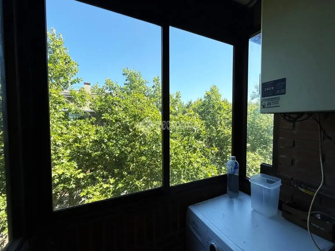 Balcony of Flat for rent in Madrid  with Parquet flooring, Storage room and Balcony