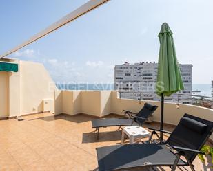 Terrace of Duplex to rent in La Pobla de Farnals  with Air Conditioner, Terrace and Swimming Pool