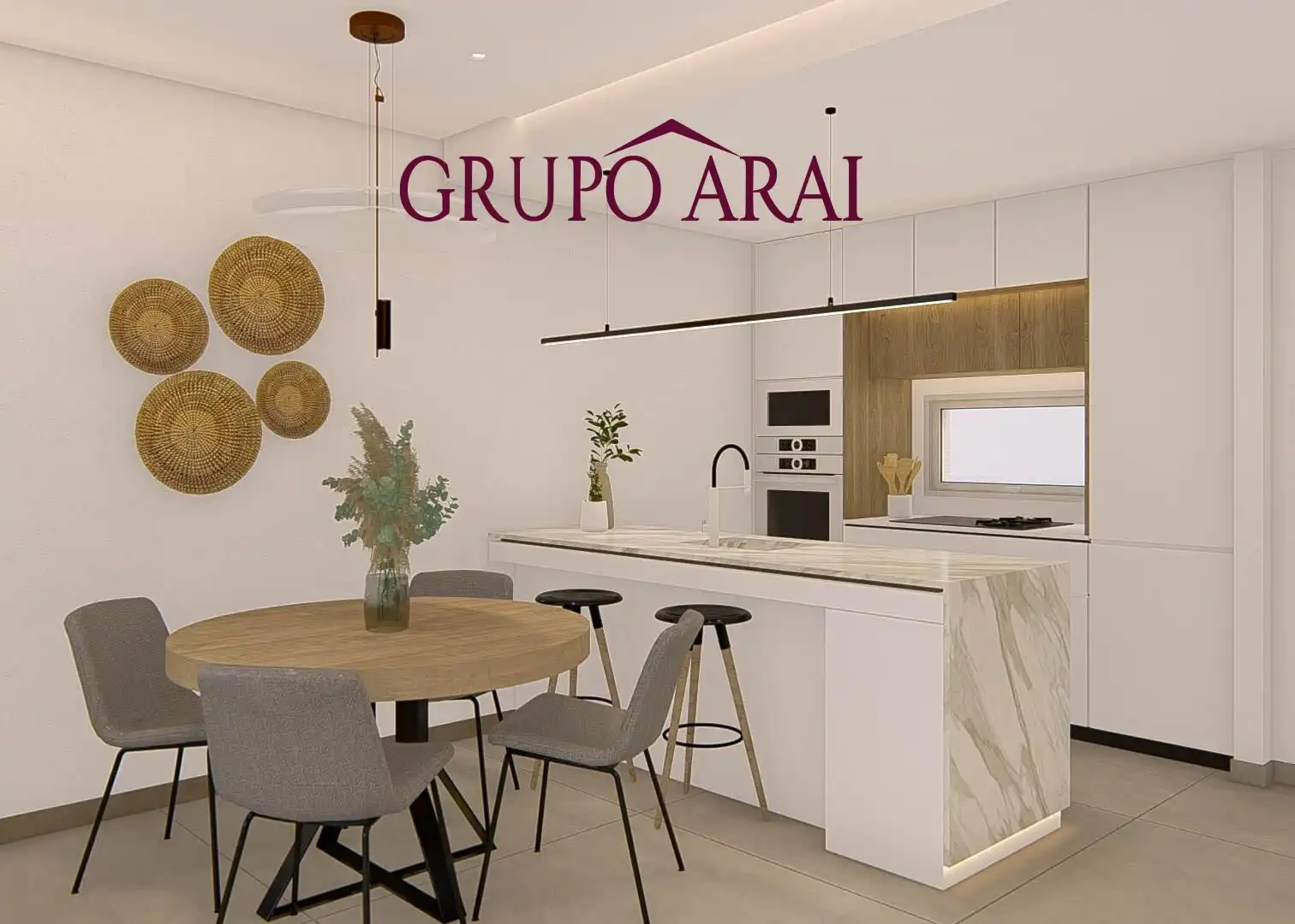 Kitchen of Flat for sale in Guardamar del Segura  with Air Conditioner, Heating and Private garden