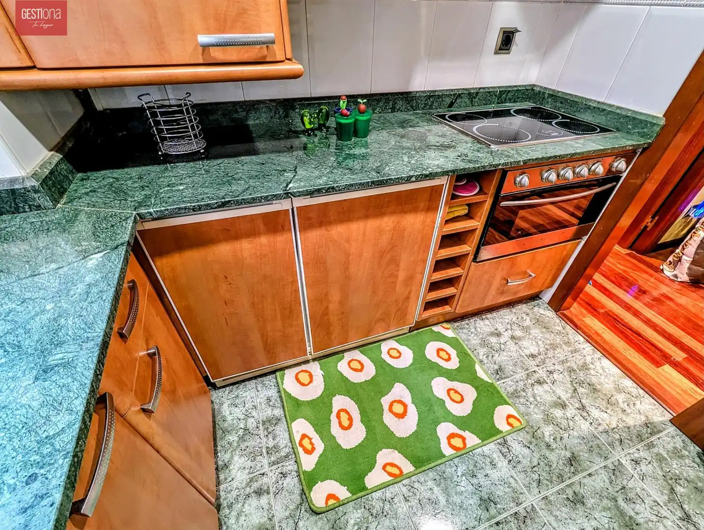 Kitchen of Flat for sale in Santander  with Heating