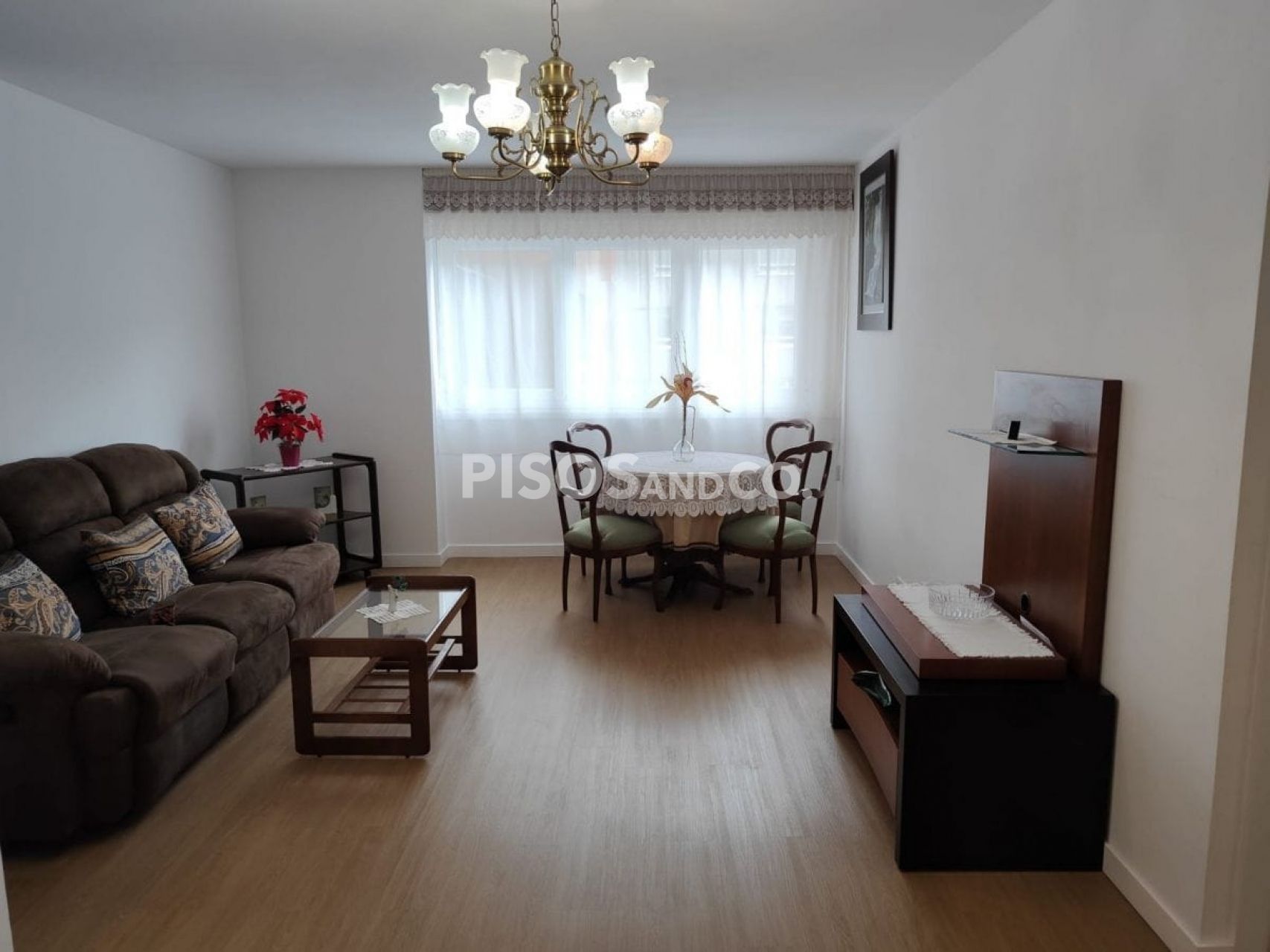 Living room of Flat to rent in A Coruña Capital   with Furnished