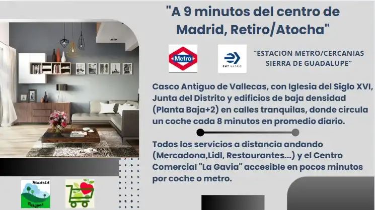 Apartamento en venta en Madrid con Calefacción, Amueblado y Horno
