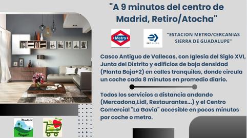 Foto 2 de Apartament en venda a Calle de Jesús del Pino, Casco Histórico de Vallecas, Madrid