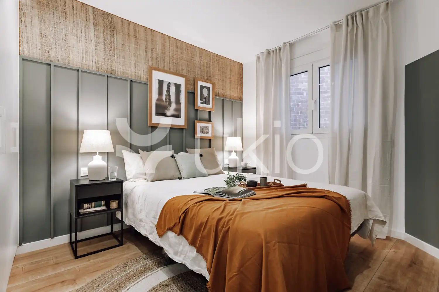 Bedroom of Apartments for rent in Barcelona  with Air Conditioner, Heating and Furnished
