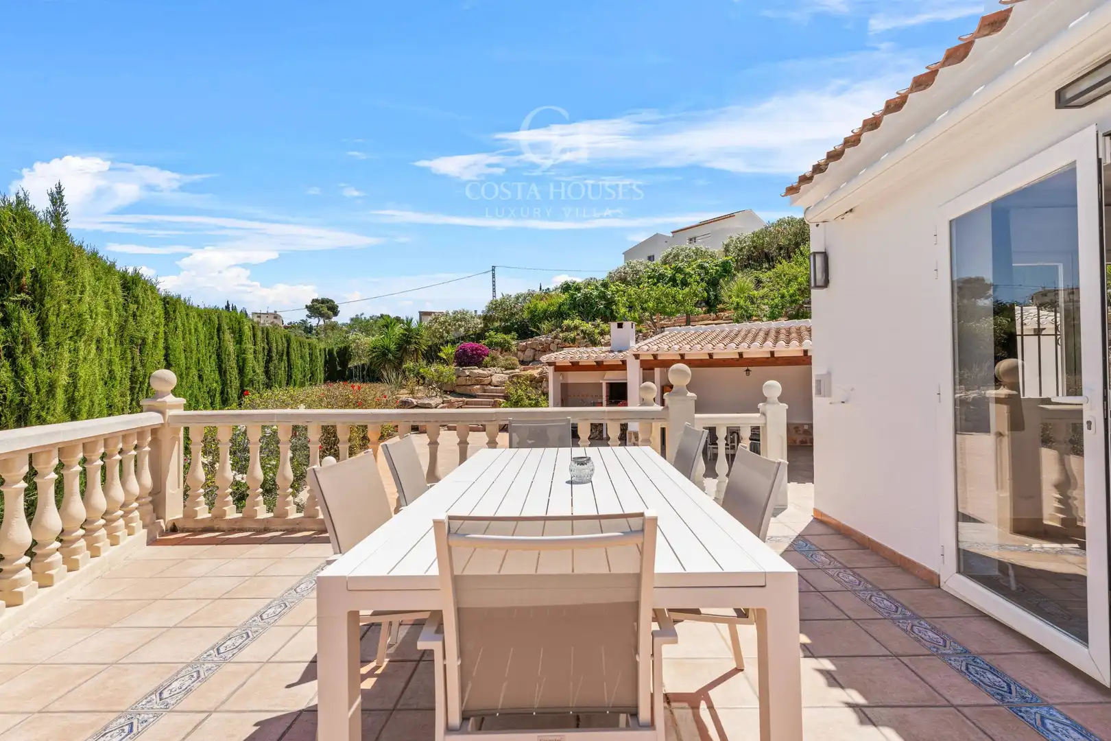 Terraza de Casa o chalet en venta en Jávea / Xàbia con Aire acondicionado, Calefacción y Jardín privado