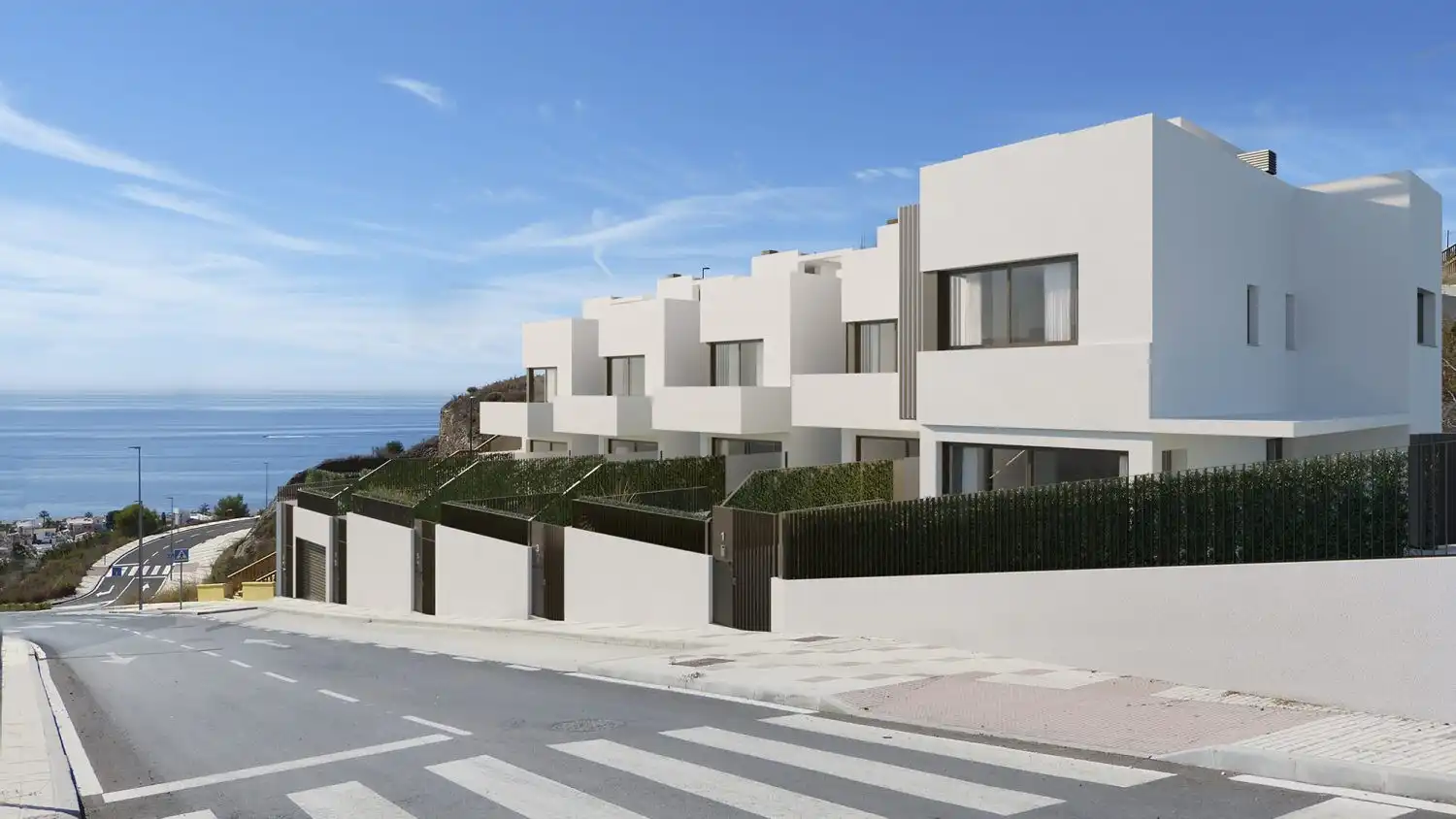 Vista exterior de Casa adosada en venta en Rincón de la Victoria con Aire acondicionado, Jardín privado y Terraza
