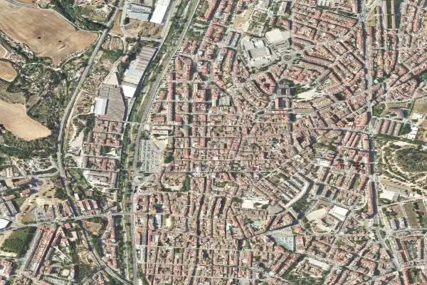 Vista exterior de Piso en venta en Rubí