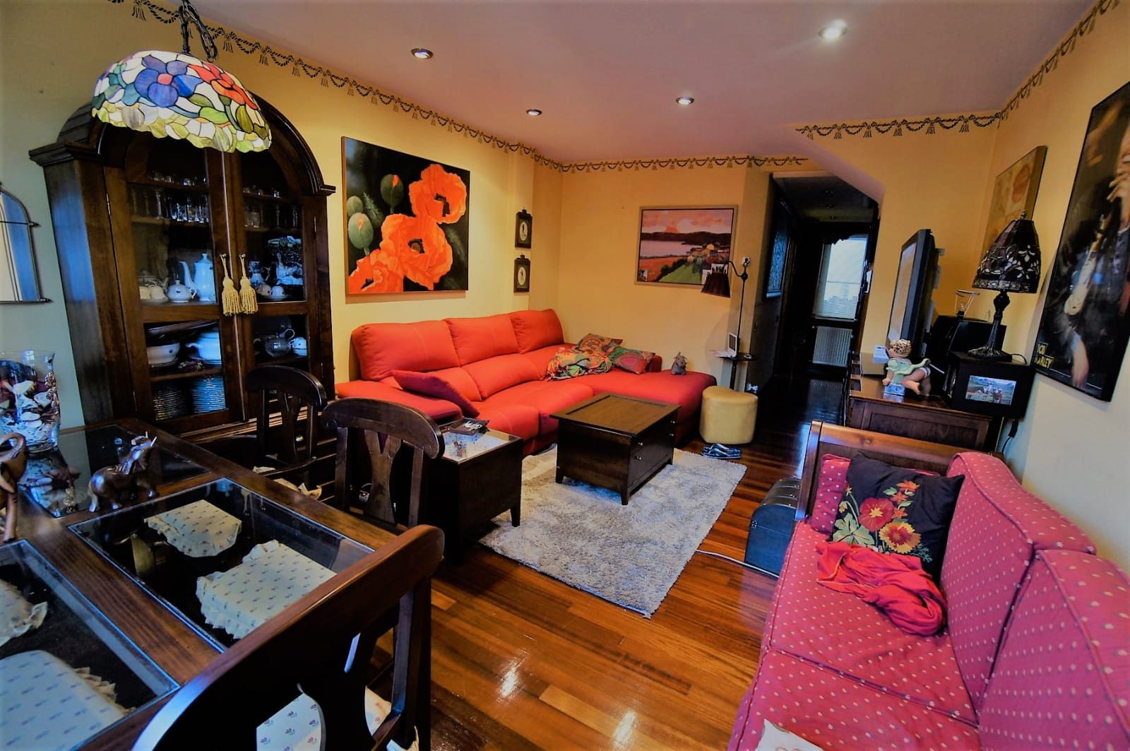 Living room of Duplex for sale in Oviedo   with Heating and Parquet flooring