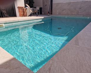 Swimming pool of Single-family semi-detached for sale in Bormujos  with Air Conditioner, Heating and Private garden