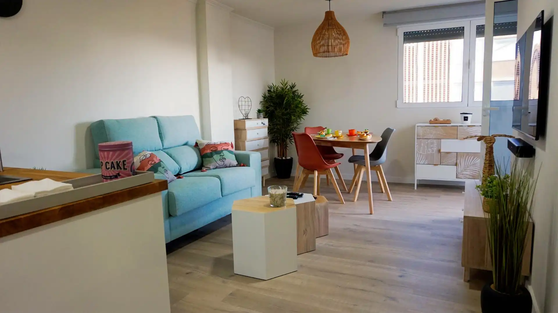 Sala de estar de Apartamento en venta en Jávea / Xàbia con Aire acondicionado, Calefacción y Terraza