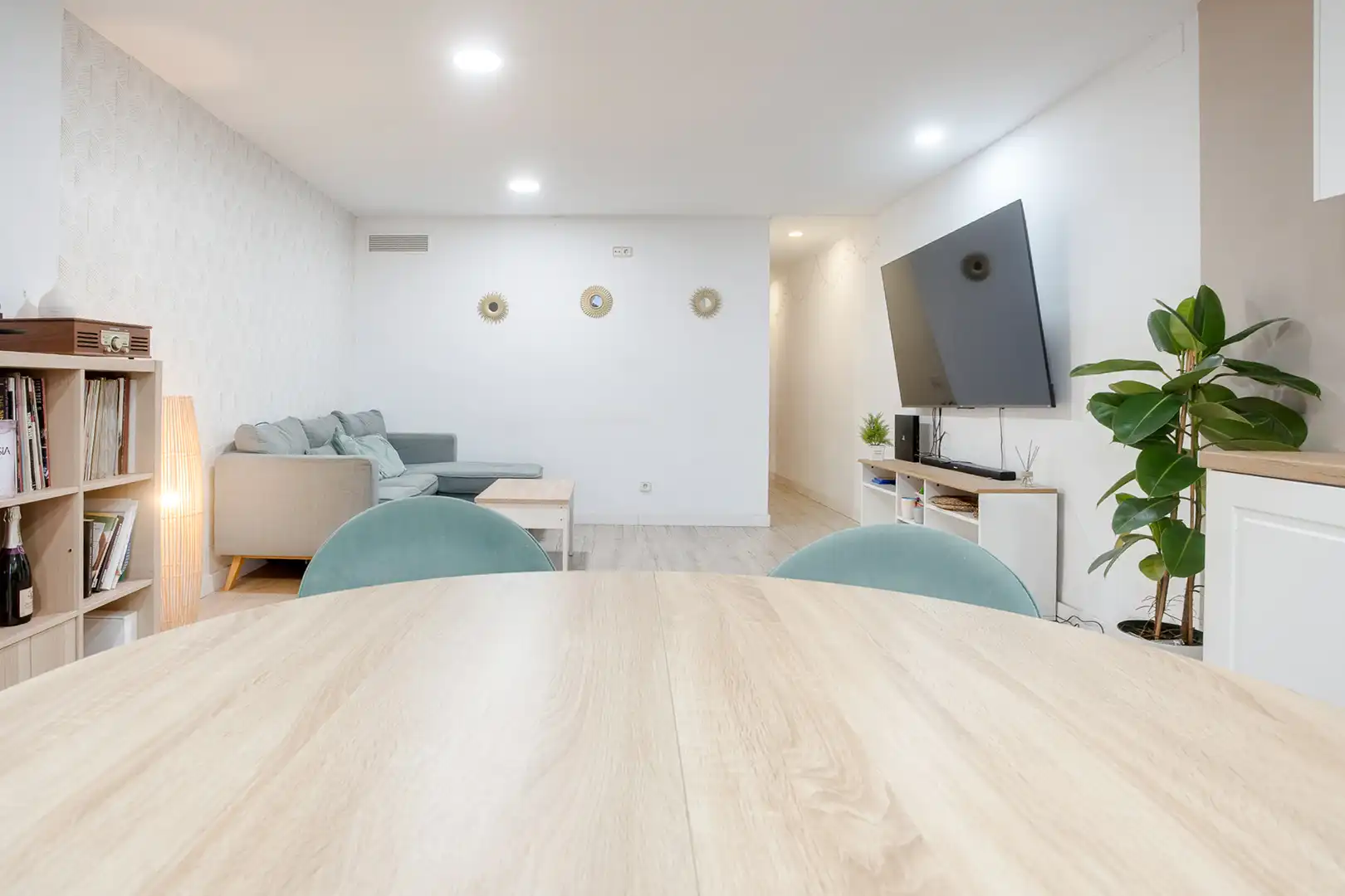 Living room of Flat for sale in Terrassa  with Terrace and Balcony