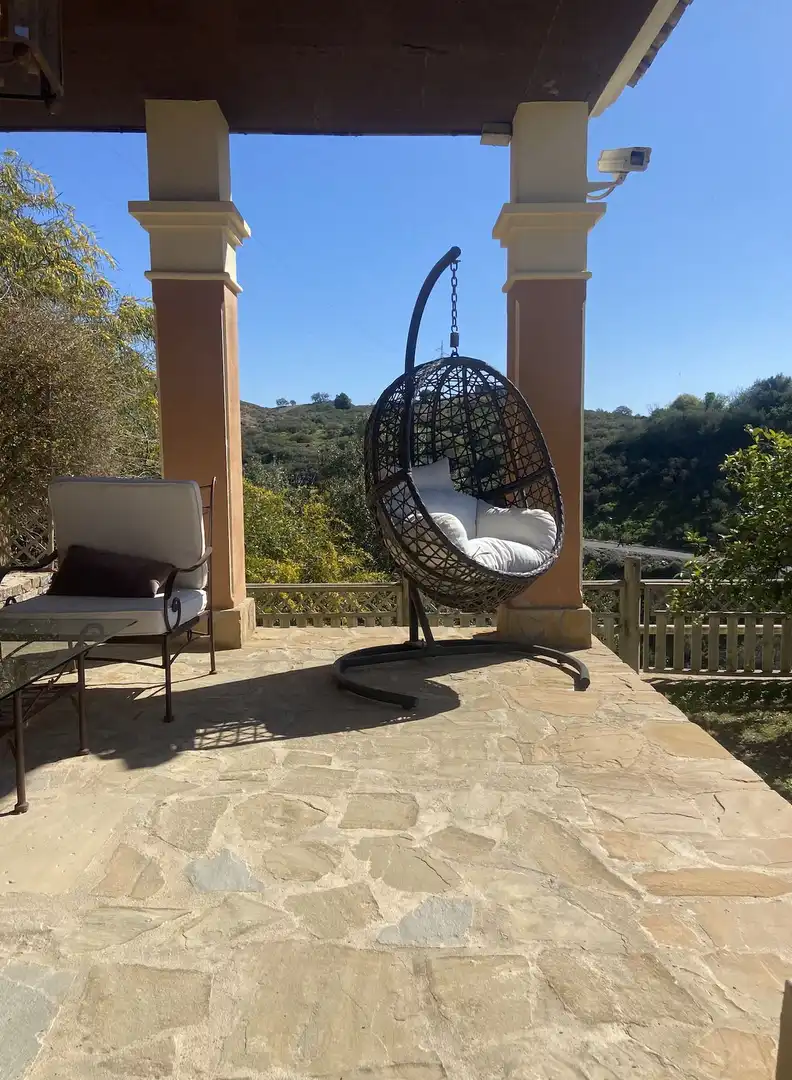 Terrassa de Casa o xalet de lloguer en Marbella amb Aire condicionat, Jardí privat i Terrassa