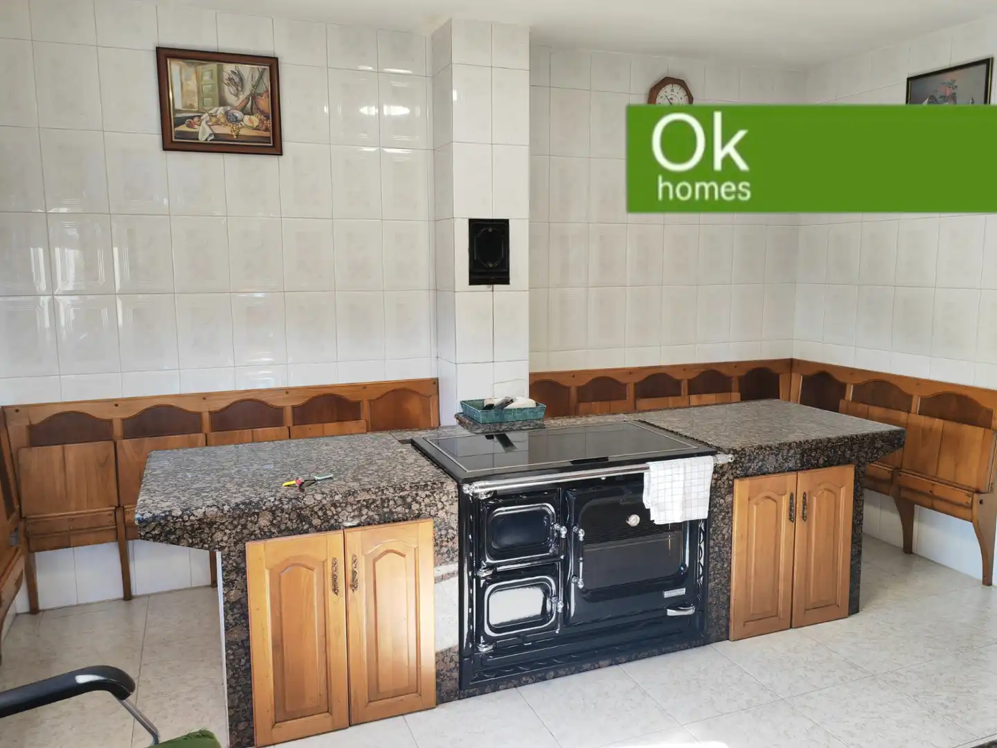 Cuina de Casa o xalet en venda en Boimorto amb Calefacció, Jardí privat i Parquet