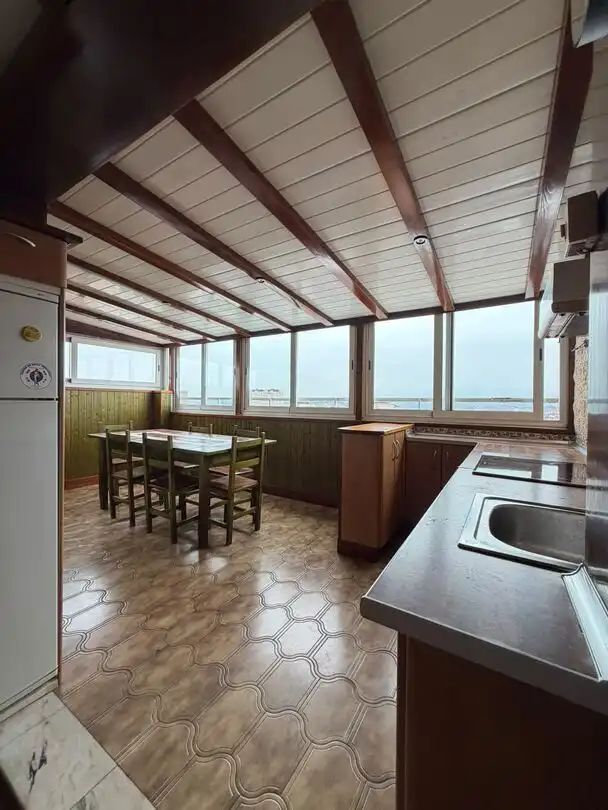 Küche von Wohnung zur Miete in Gijón  mit Heizung und Terrasse