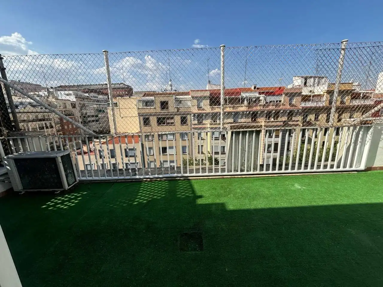 Terrasse von Dachboden zur Miete in Madrid mit Klimaanlage, Heizung und Parkett