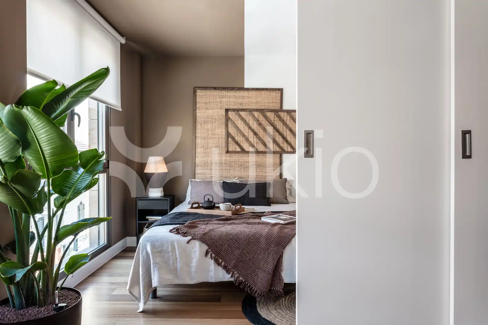 Habitación de Apartamento de alquiler en Madrid con Aire acondicionado, Calefacción y Amueblado