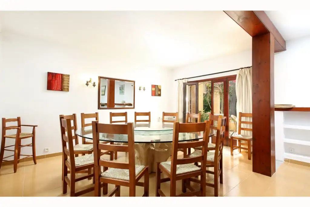 Comedor de Finca rústica en venta en Pollença con Aire acondicionado, Calefacción y Jardín privado