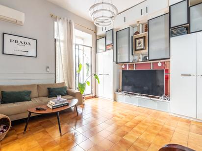 Living room of Flat for sale in  Madrid Capital  with Balcony