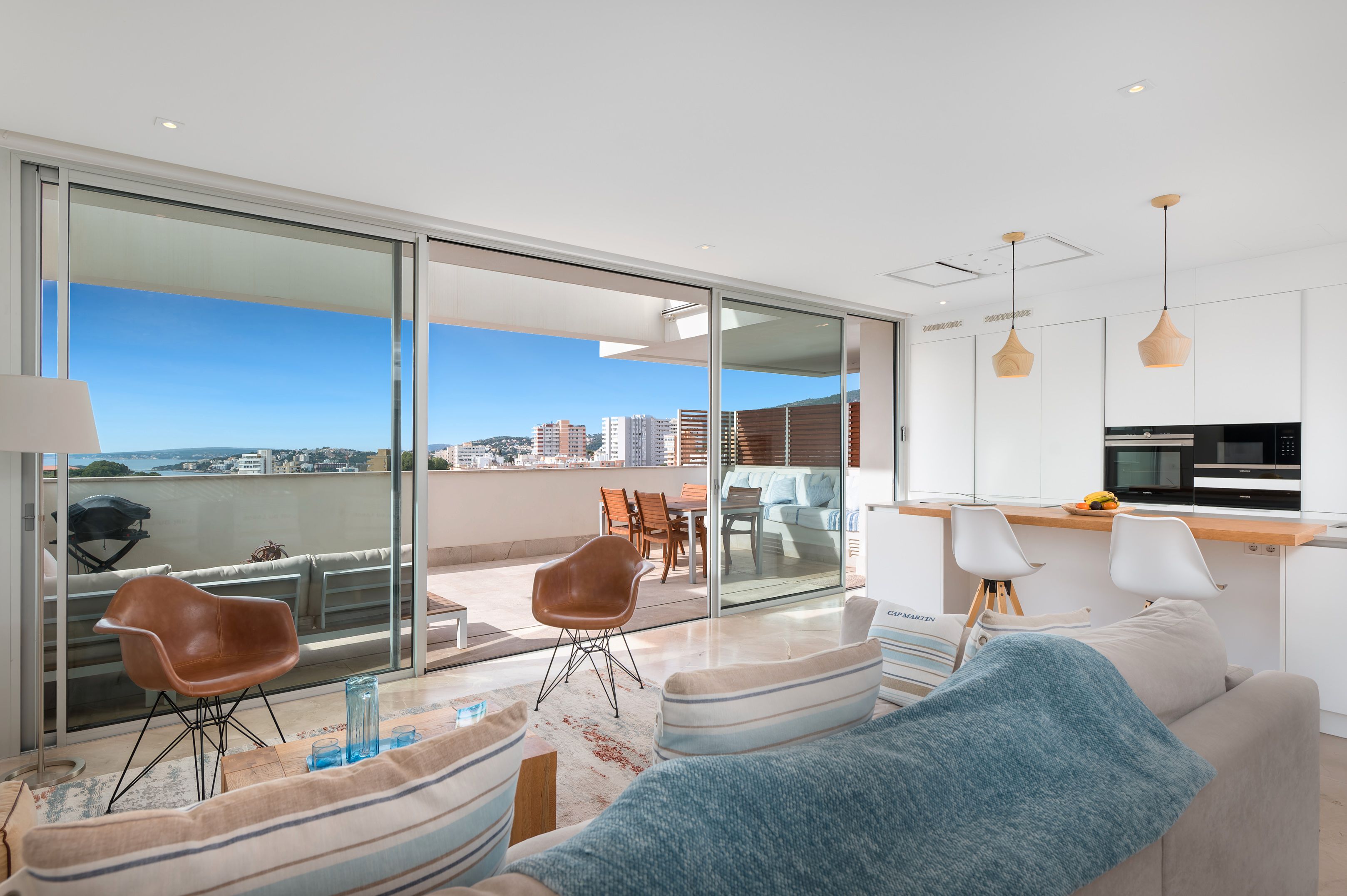 Sala d'estar de Apartament en venda en  Palma de Mallorca amb Aire condicionat, Calefacció i Terrassa