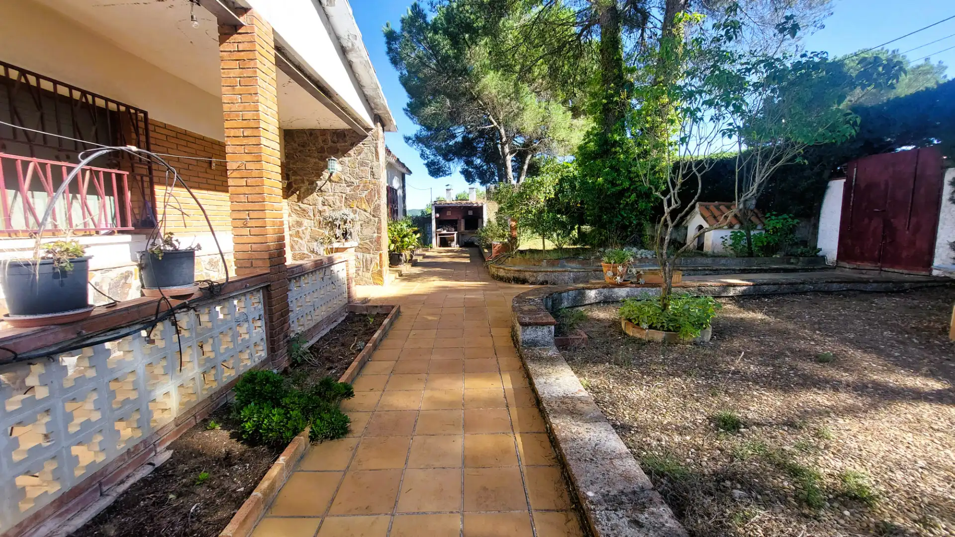 Jardí de Casa o xalet en venda en Sant Llorenç Savall amb Jardí privat, Terrassa i Piscina