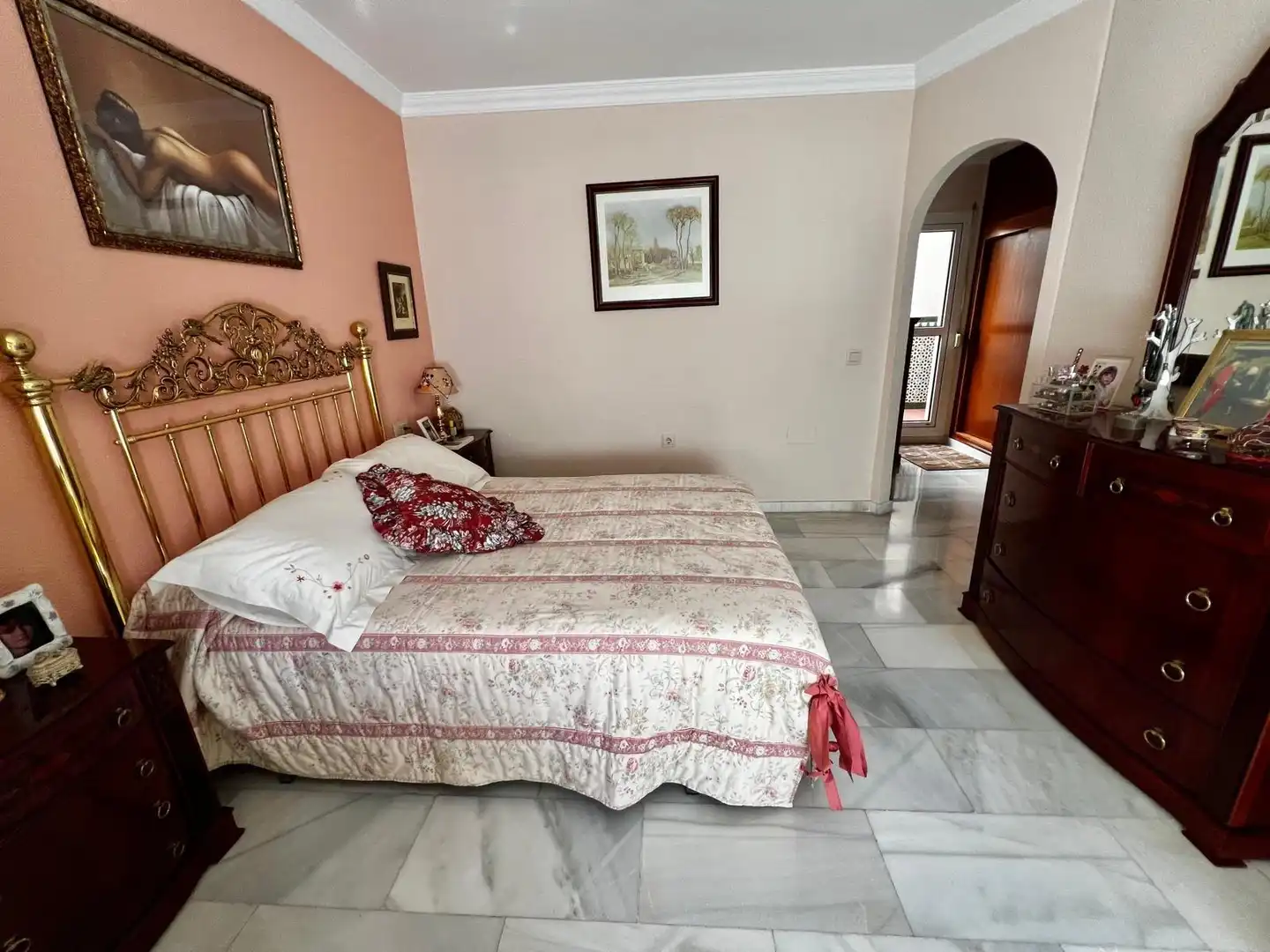 Bedroom of Flat for sale in Málaga  with Air Conditioner and Terrace