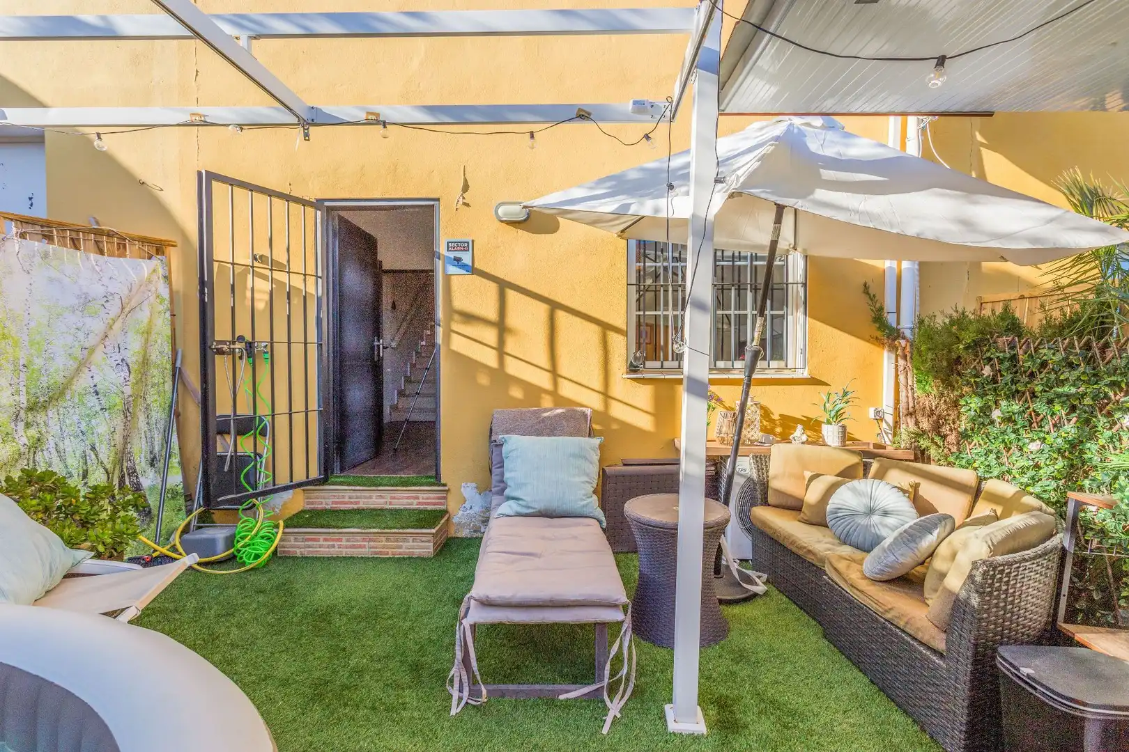 Terrace of Detached homes for sale in Benalmádena  with Air Conditioner, Heating and Private garden