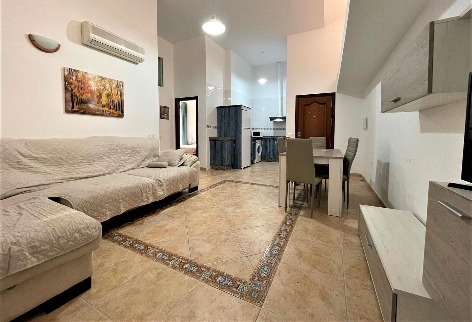 Living room of Flat for sale in Benalmádena  with Air Conditioner, Heating and Private garden