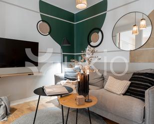Living room of Apartment to rent in  Madrid Capital  with Air Conditioner, Heating and Furnished