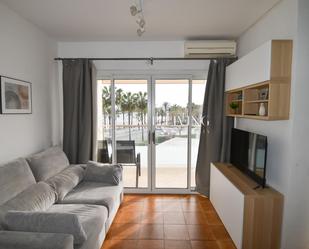 Sala d'estar de Pis de lloguer en Vilanova i la Geltrú amb Aire condicionat, Calefacció i Jardí privat