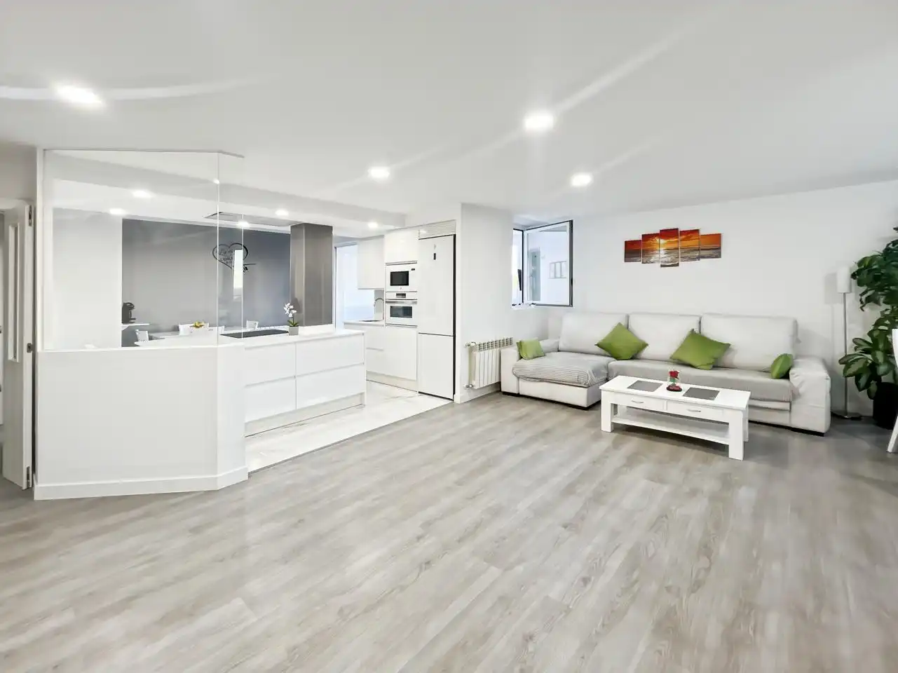 Sala de estar de Ático en venta en Madrid con Aire acondicionado, Calefacción y Terraza