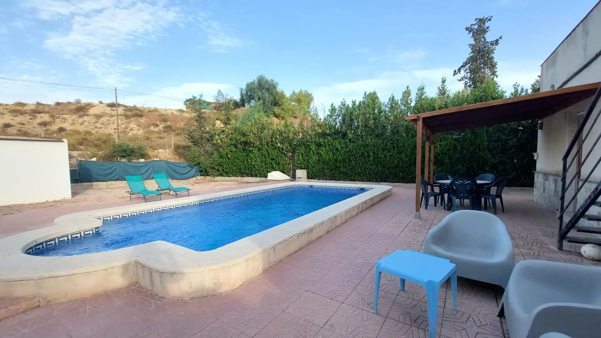 Piscina de Finca rústica en venda en Murcia amb Aire condicionat, Calefacció i Jardí privat