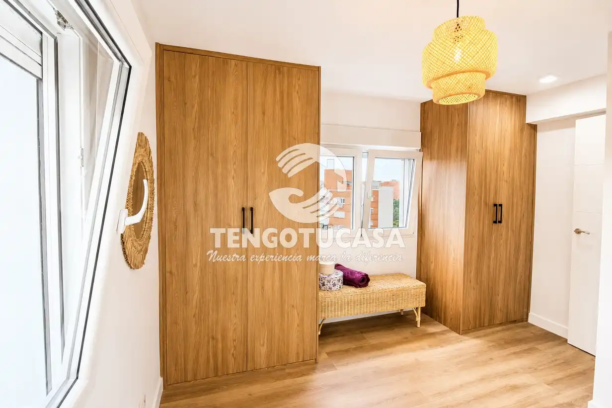 Schlafzimmer von Wohnung zum Verkauf in Madrid mit Klimaanlage, Heizung und Parkett