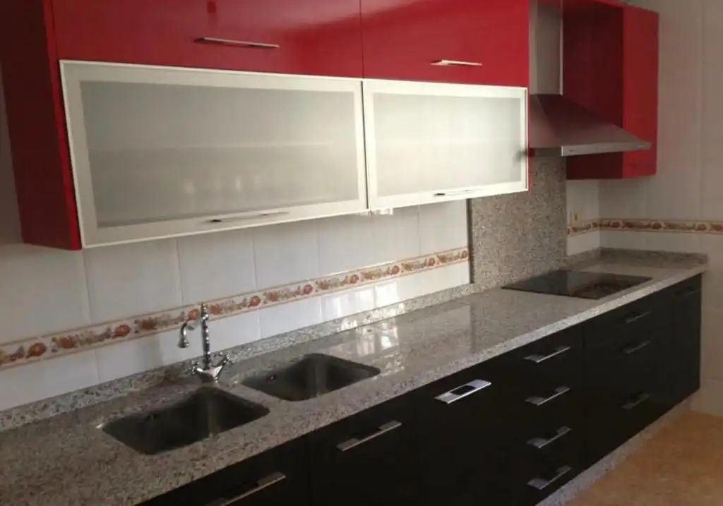 Kitchen of Houses for sale in Roquetas de Mar  with Air Conditioner, Terrace and Balcony